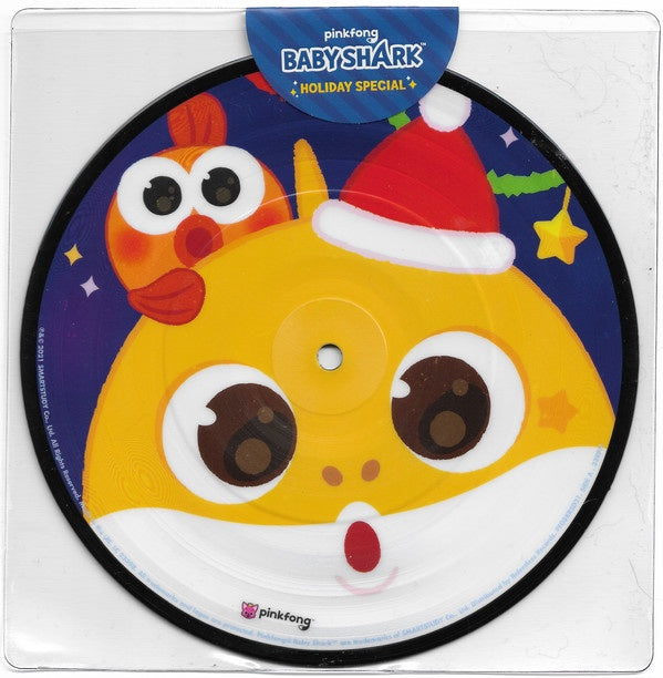 Pinkfong – Baby Shark Holiday Special - New 7" Single Record 2021 Picture Disc Vinyl - Children's - Shuga Records