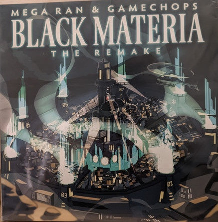 Mega Ran – Black Materia - The Remake - New 2 LP Record 2021 GameChops Black Splatter Vinyl - Hip Hop