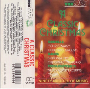 Various – A Classic Christmas - New Cassette 1990 VOX 90s Tape - Holiday / Classical - Shuga Records