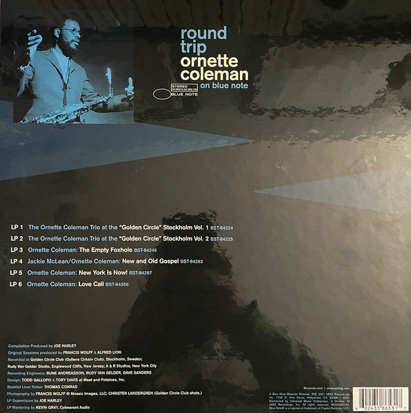 Coleman Ornette round Trip Ornette Coleman On Blue Note top Box 6 Vinyl LP