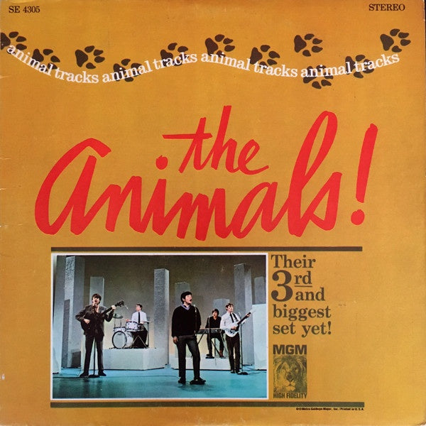 The Animals – Animal Tracks - VG+ LP Record 1965 MGM USA Original Stereo Vinyl - Pop Rock - Shuga Records