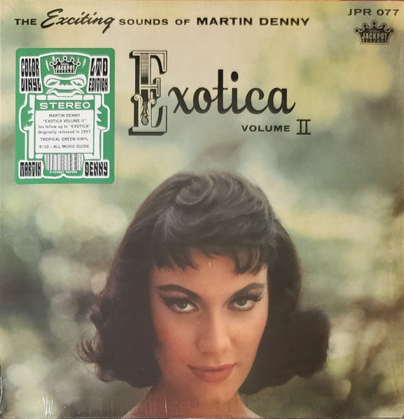 Martin Denny - Exotica Volume II (1957) - New LP Record 2022 Jackpot Tropical Green Vinyl - Jazz / Exotica / Space-Age