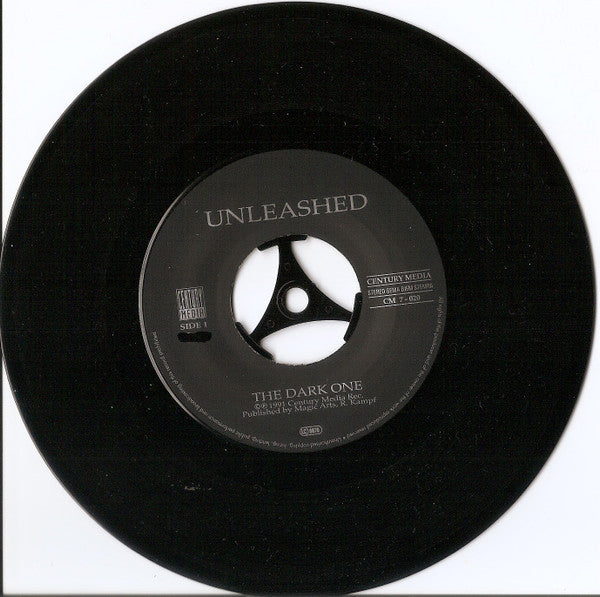 Unleashed – And The Laughter Has Died.... - Mint- 7" Single Record 1991 Century Media Germany Vinyl & Death Metal