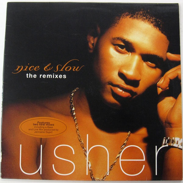 Usher – Nice & Slow (The Remixes) - VG+ 12" Single Record 1998 LaFace USA Vinyl - RnB / Hip Hop - Shuga Records