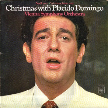 Placido Domingo : Vienna Symphony Orchestra – Christmas With Placido Domingo - Mint- LP Record 1981 CBS Japan Vinyl - Holiday / Classical - Shuga Records