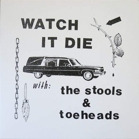 The Stools & Toeheads – Watch It Die - New LP Record 2022 Drunken Sailor UK Black Vinyl, Insert & Download - Garage Rock / Punk