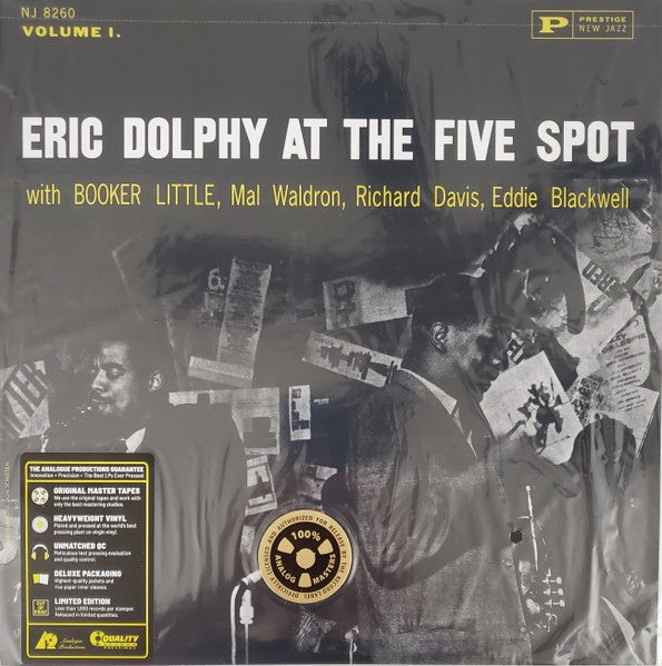 Eric Dolphy - At The Five Spot Volume 1 (1961) - New LP Record