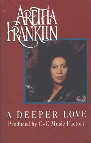 Aretha Franklin – A Deeper Love- Used Cassette Single 1994 Arista Tape- Electronic - Shuga Records