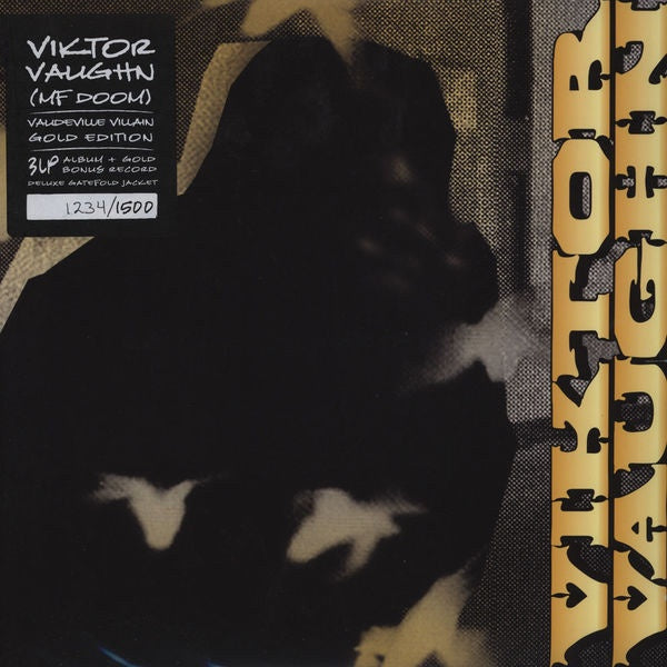 Viktor Vaughn – Vaudeville Villain (Gold Edition)(2003) - New 3 LP Record 2011 Sound-Ink USA Black & Gold Vinyl & Numbered - Hip Hop / Instrumental - Shuga Records