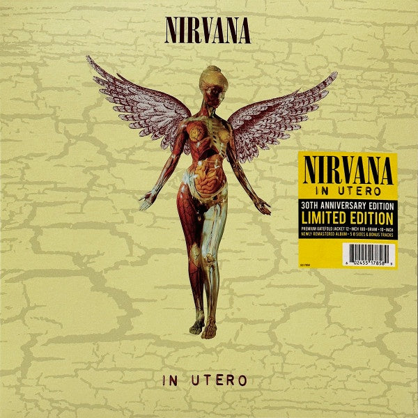 Nirvana – In Utero (1993) - New LP Record 2023 DGC Sub Pop 180 gram Vinyl,  10 EP - Grunge / Alternative Rock