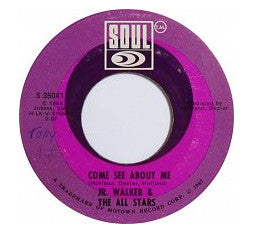 Junior Walker & The All Stars ‎– Come See About Me / Sweet Soul VG 7" Record Single 45 Rpm 1967 Vinyl USA - Soul - Shuga Records