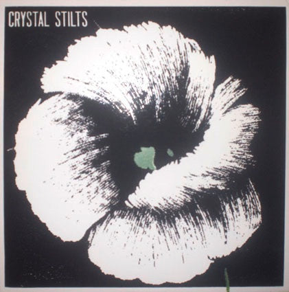 Crystal Stilts – Alight Of Night - VG+ LP Record 2008 Slumberland USA Vinyl, Green Screen Printed Cover & Insert - Indie Rock / Lo-Fi