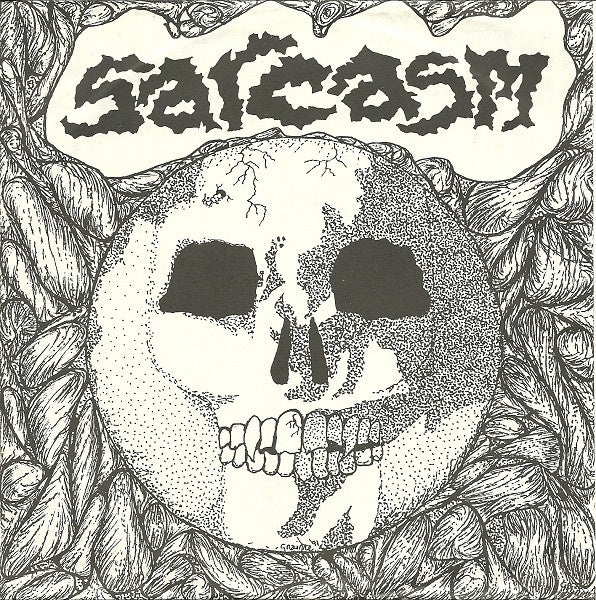 Sarcasm – Your Funeral My Party - VG+ 7" EP Record 1991 Rotthenness Brazil Vinyl - Hardcore / Punk