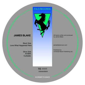 James Blake - Love What Happened Here - New Vinyl Record 2011 R&S 12" Single - Post-Dubstep / Electronic / Left-Field - Shuga Records