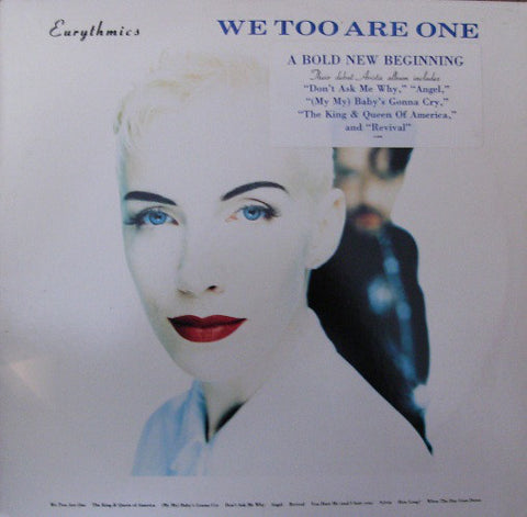 Eurythmics – We Too Are One - VG+ LP Record 1989 Arista USA Promo Vinyl - Synth-pop - Shuga Records