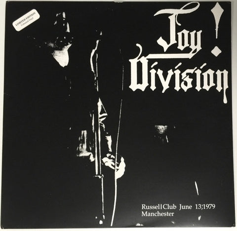 Joy Division – Russell Club Manchester June 13,1979 - Mint- LP Record 2007 Europe Clear Vinyl - Rock / New Wave / Post-Punk