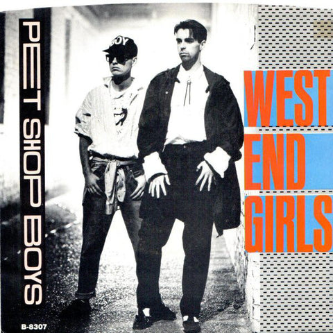 Pet Shop Boys ‎– West End Girls - VG+ 7" Single 45 Record 1985 USA - Synth Pop - Shuga Records