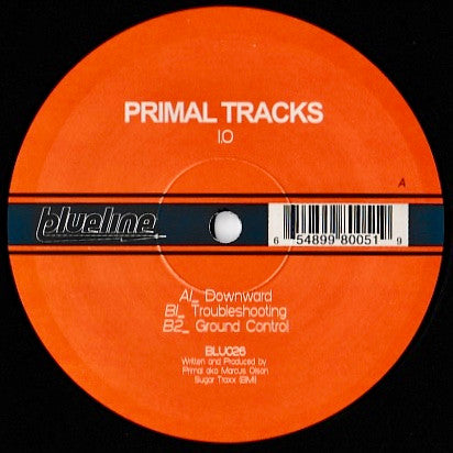 Primal – Primal Tracks 1.0 - New 12" Single 2004 Blueline Music USA Vinyl - Chicago Techno - Shuga Records