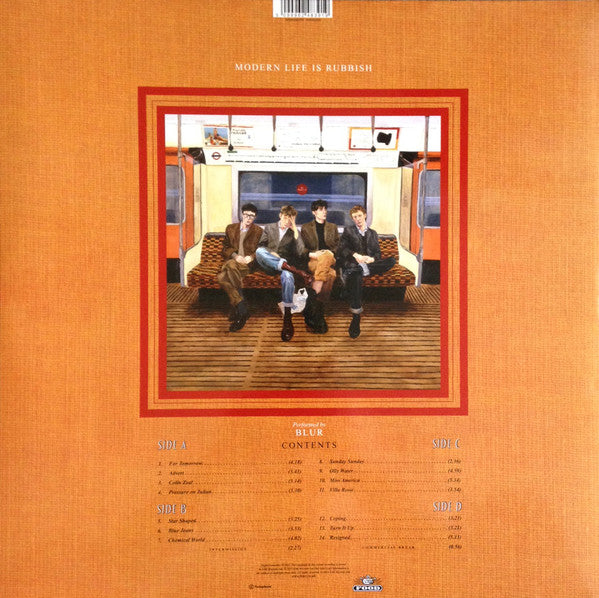 Blur ‎– Modern Life Is Rubbish (1993) - New 2 LP Record 2012 Parlophone Europe Import 180 gram Vinyl - Alternative Rock