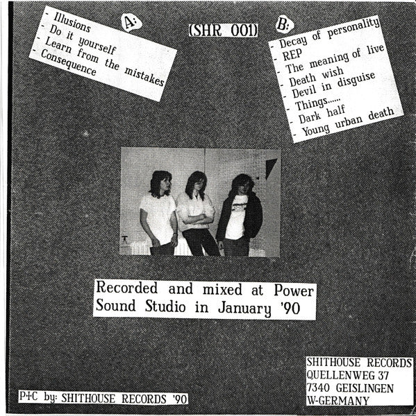 Ulcerous Phlegm – International Problems Can't Be Solved By Intern Nationalism - VG+ 7" EP Record 1990 Shithouse Germany Vinyl, Original Cover & Inserts  - Grindcore / Death Metal