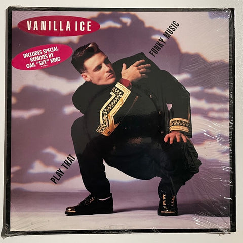 Vanilla Ice – Play That Funky Music - Mint- 12" Single Record 1990 SBK USA Vinyl - Hip Hop / Pop Rap