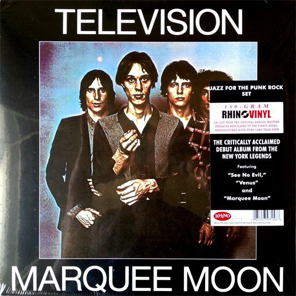 TELEVISION - MARQUEE MOON - ORIGINAL 1977 US ELEKTRA LP vinyl album record  VG