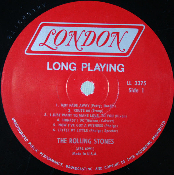 The Rolling Stones – England's Newest Hit Makers - VG+ LP Record 1964  London USA Mono Gloversville Boxed Logo - Rock & Roll / Blues Rock