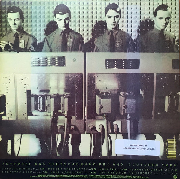 Kraftwerk – Computer World - VG+ LP Record 1981 Warner Columbia House Club Press Vinyl & Inner - Synth-pop / Electro / Rock