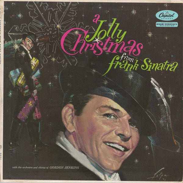 Frank Sinatra – A Jolly Christmas From Frank Sinatra - VG LP Record 1957 Capitol USA Mono Original Vinyl - Jazz / Holiday - Shuga Records