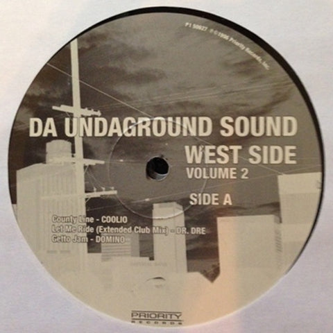 Various – Da Undaground Sound: West Side Volume 2 - VG+ 2 LP Record 1996 Priority USA Promo Vinyl - Hip Hop