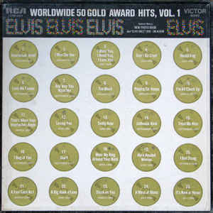 Elvis Presley ‎– Worldwide 50 Gold Award Hits, Vol. 1 - VG+ 4 Lp Record Box 1975 USA Mono Vinyl - Rock & Roll - Shuga Records