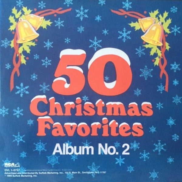 Various – 50 Christmas Favorites Album No. 2 - Mint- LP Record 1986 RCA Special Products USA Vinyl - Holiday / Pop - Shuga Records