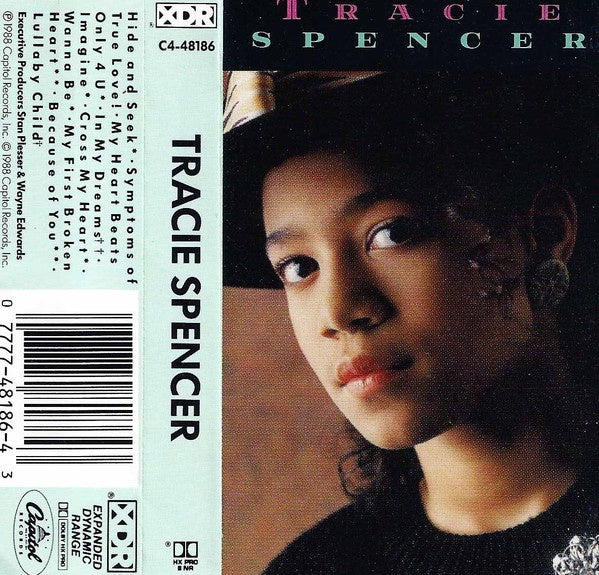 Tracie Spencer – Tracie Spencer-Used Cassette 1988 Capitol Tape- Electronic/Synth-Pop