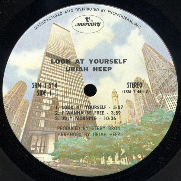 Uriah Heep – Look At Yourself (1971) - VG+ LP Record 1975 Mercury USA Vinyl - Hard Rock / Prog Rock