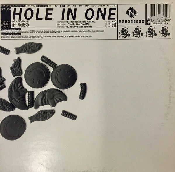 Hole In One – Big Band - New 12" Single Record 1997 Nutrition Netherlands Vinyl - Progressive Trance