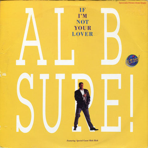 Al B. Sure! ‎– If I'm Not Your Lover VG+ - 12" Maxi-Single 1988 Warner Bros. USA - RnB/New Jack Swing - Shuga Records