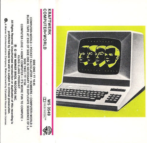 Kraftwerk – Computer•World - Used Cassette 1981 Warner Bros. Tape - Electro / Synth-pop - Shuga Records