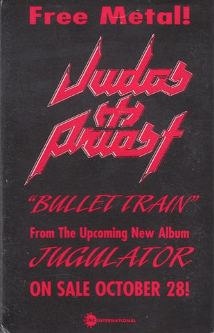 Judas Priest – Bullet Train- Used Cassette Single 1997 CMC Tape- Rock