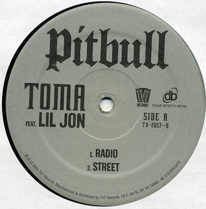 Pitbull Feat. Lil John ‎– Toma - Mint- 12" Single Record 2004 USA - Hip Hop - Shuga Records