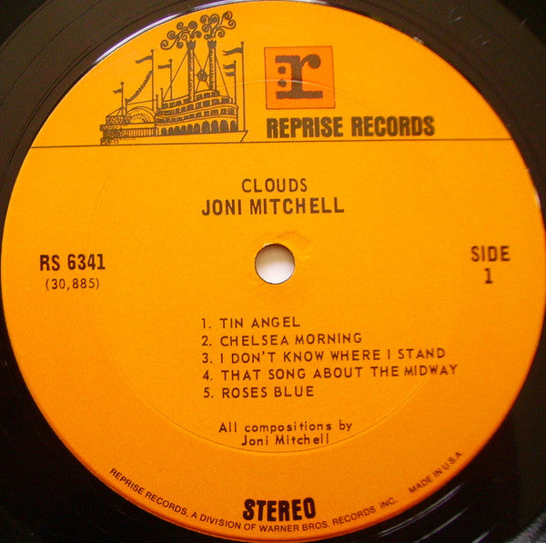 Joni Mitchell - Clouds (1969) - VG+ LP Record 1970 Reprise USA Vinyl - Soft Rock / Folk Rock