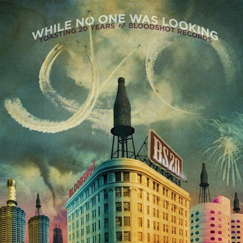 Various – While No One Was Looking - Toasting 20 Years Of Bloodshot Records - Mint- 3 LP Record 2014 Bloodshot USA Vinyl - Indie Rock - Shuga Records