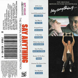 Various – Say Anything… - Used Cassette 1989 WTG Tape - Alternative Rock / Garage Rock - Shuga Records