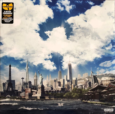 Wu-Tang Clan - A Better Tomorrow - Mint- 2 LP Record 2015 Warner USA Vinyl & Download - Hip Hop