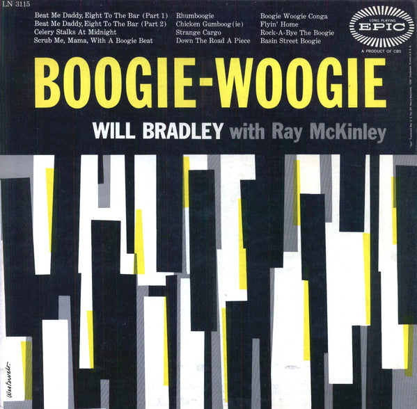 Will Bradley With Ray McKinley – Boogie-Woogie - VG+ LP Record 1955 USA Mono Vinyl (Original Press) - Jazz