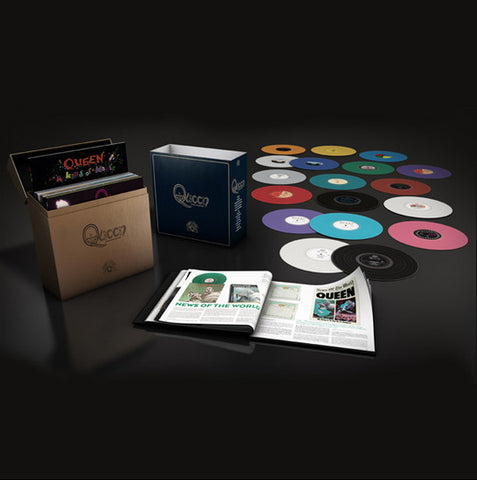 Queen ‎– Studio Collection (All 15 Studio Albums) (2015) - New 18 Lp Record Box Set 2019 2nd Press USA 180 Gram Coloured Vinyl & 108 Page Book - Arena Rock / Classic Rock - Shuga Records