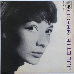 Juliette Gréco – Juliette Gréco - VG+ LP Record 1960 Columbia USA Mono Vinyl - French Pop / Chanson