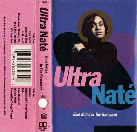 Ultra Naté ‎– Blue Notes In The Basement- Used Cassette 1991 Warner Bros. Tape- Pop/House