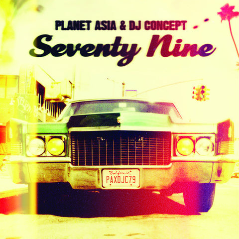 Planet Asia & DJ Concept - Seventy Nine - New Vinyl Record 2016 Coalmine Records Limited Edition Gold Vinyl - Rap / HipHop - Shuga Records