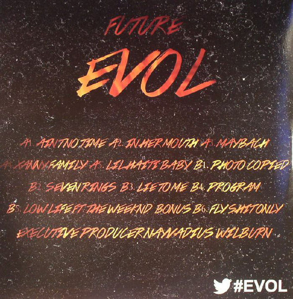 Future - EVOL - New LP Record 2016 Future Music Australia Import Clear Or Pink Vinyl - Hip Hop - Shuga Records