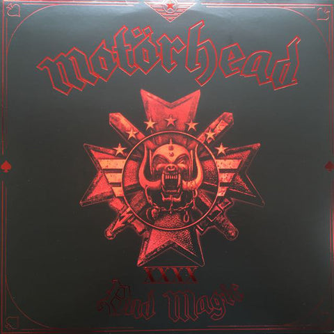 Motorhead - Bad Magic - New Vinyl Record 2016 UDR Limited Edition Indie Exclusive Red Vinyl - Metal / 'Classic' - Shuga Records